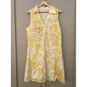 Hutch Colt Collared Mini Dress Floral Yellow Easter